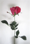 Stor pink silke Rose længde ca. 70 cm.